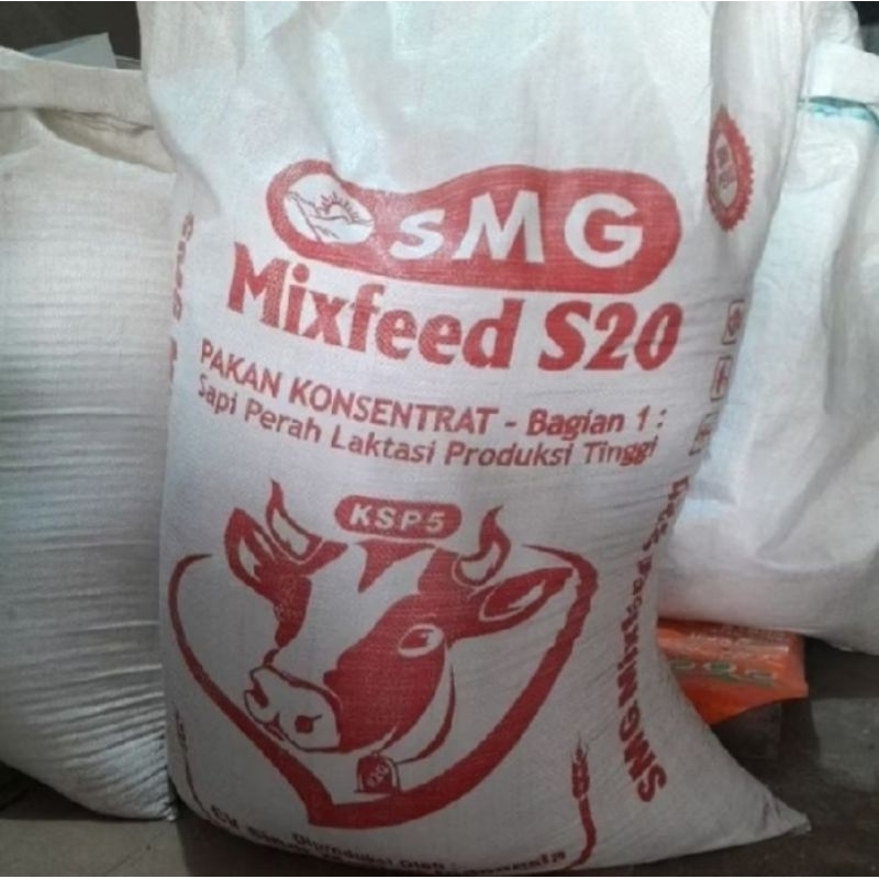 Pakan Kambing,Sapi SMG Mixfeed S20 S18  Eceran 1KG Kosentrat Protein Tinggi