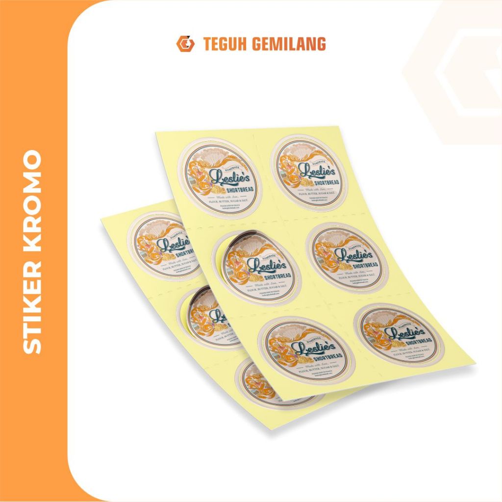 

CETAK Stiker Kromo Custom A3+ Cutting Stiker Kromo, Design bebas MURAH CEPAT