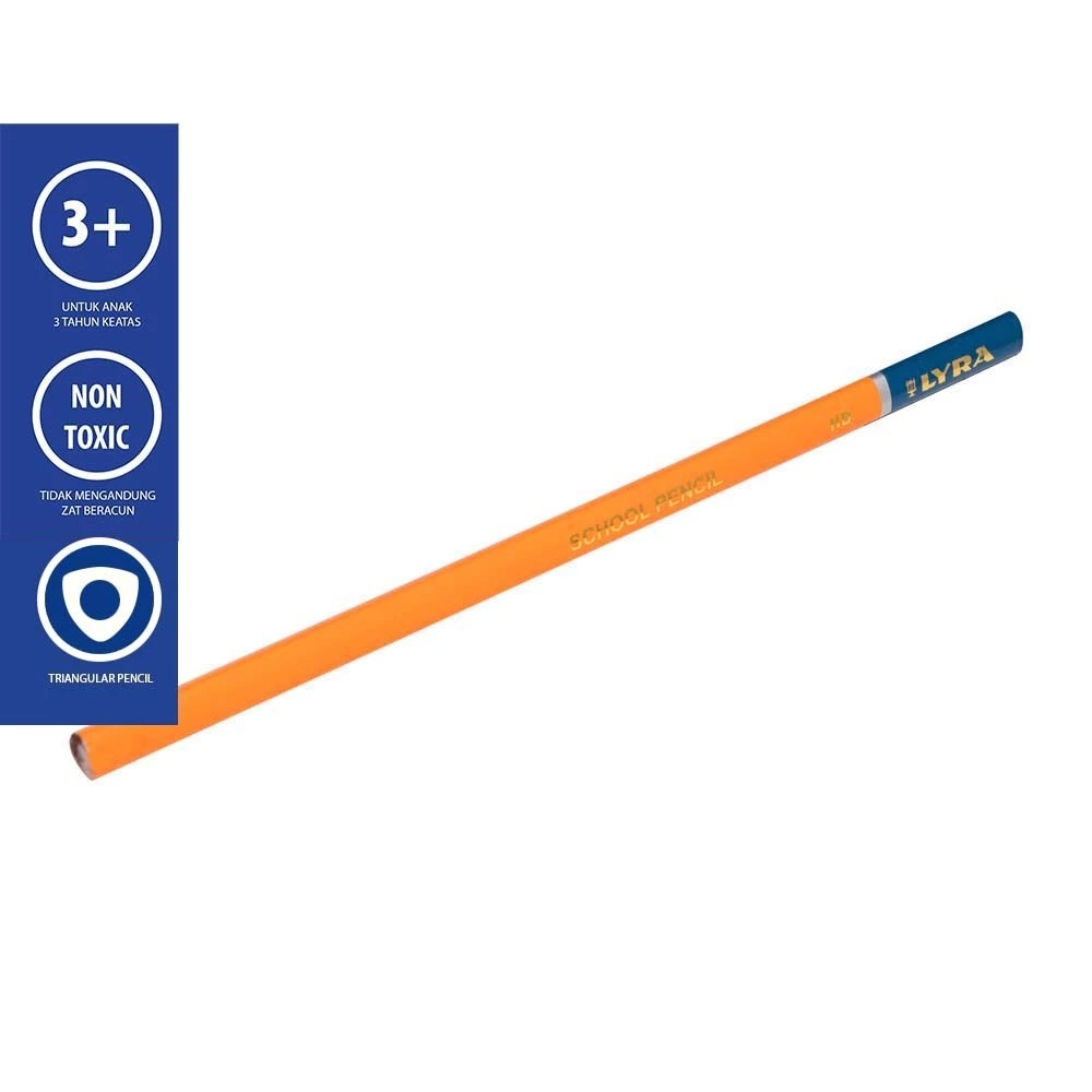 

Lyra Pensil Triangular HB / Pensil HB Triangular 1750100