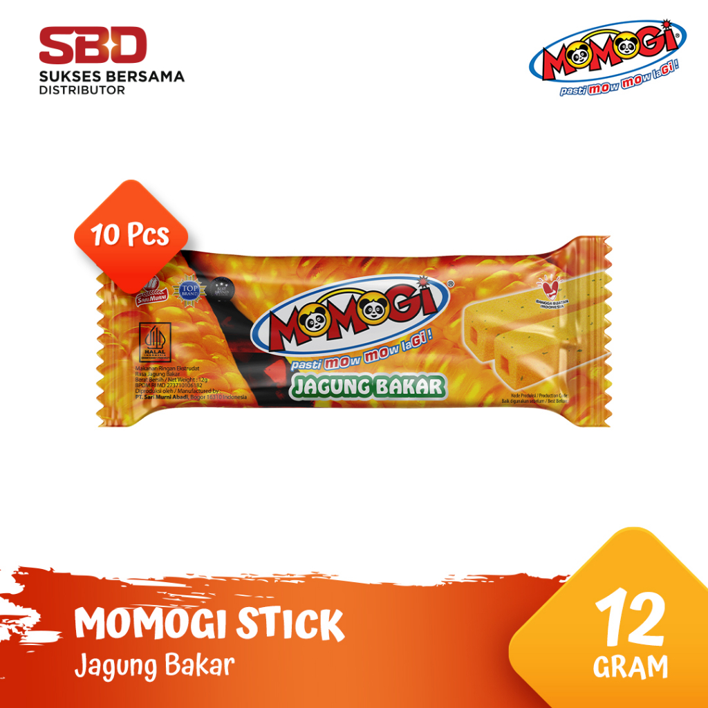 

Momogi Stick 12gr - Jagung Bakar [1 Box @ 10 +1 Pcs]