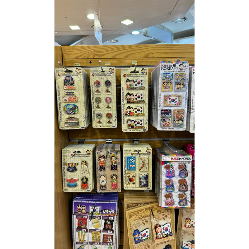 Jastip Korea Postcard Magnet Sumpit dan Sumpit