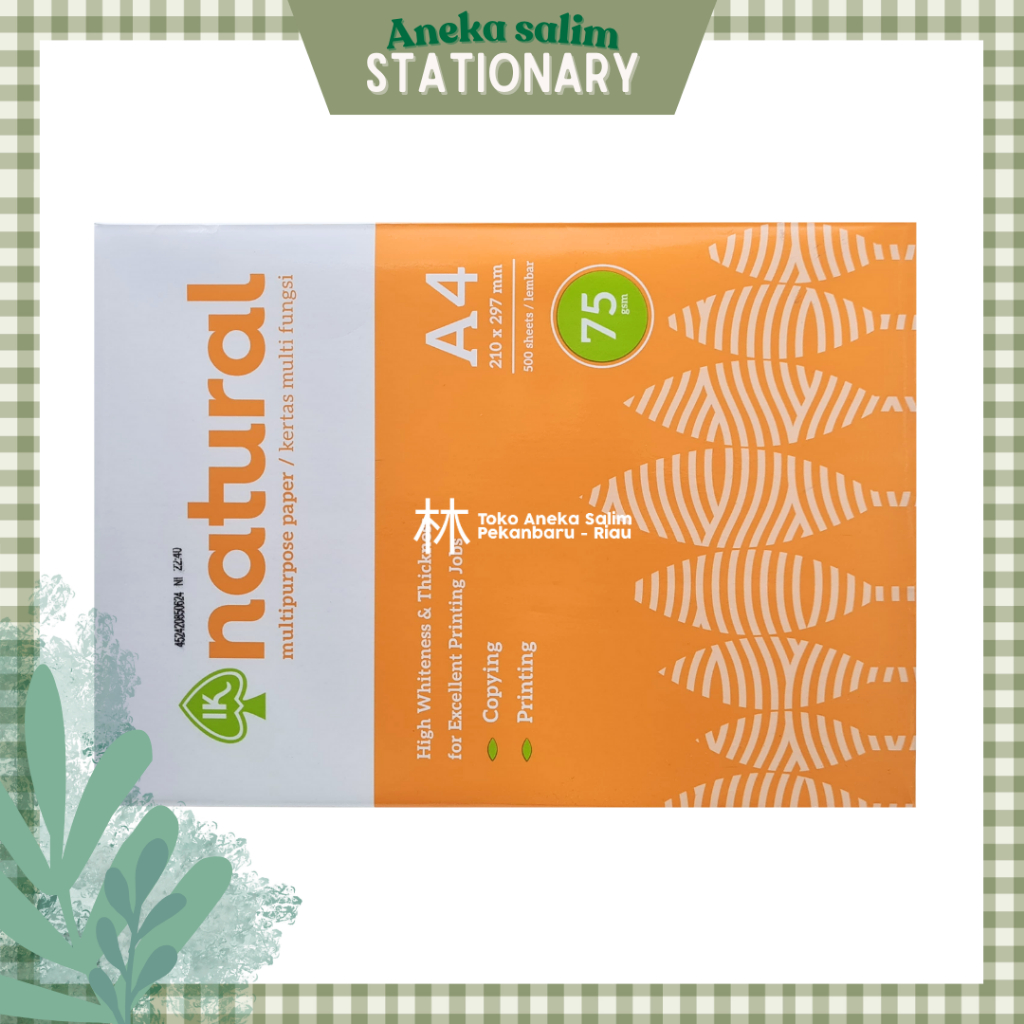 

Anekasalim - Kertas HVS Natural A4 75 GSM