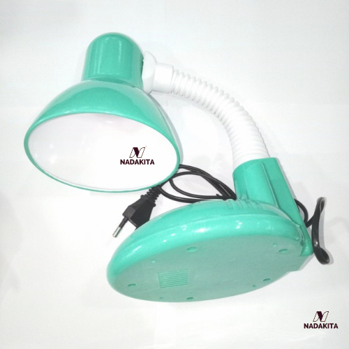 Lampu Meja Belajar Kantor Switch Saklar Tombol On Off Hemat Listrik Bohlam Lampu LED 27 Anti Silau
