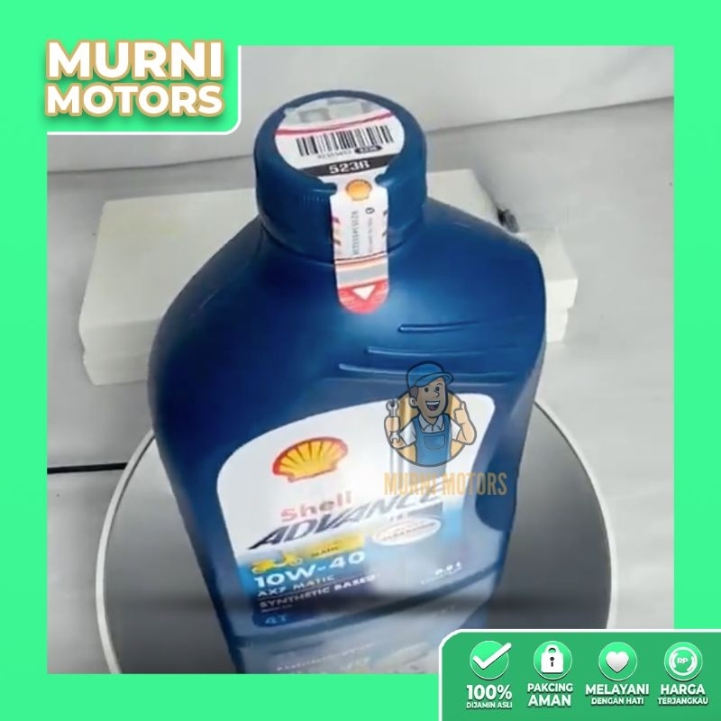 Paket Oli Shell Advance Matic Scooter Beat Vario Mio + Oli Gardan Shell