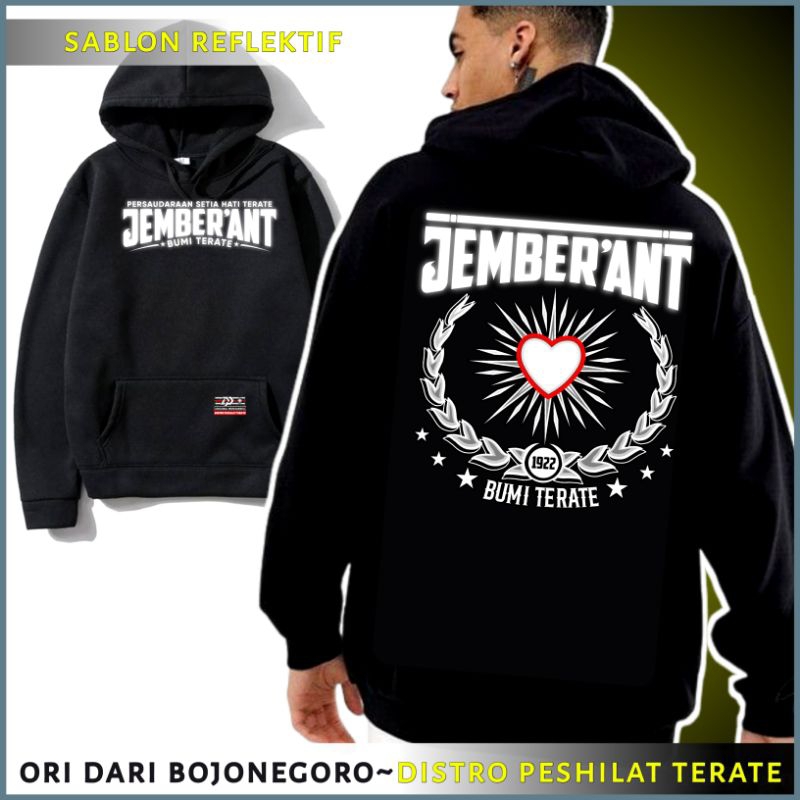 JAKET HOODIE JEMBERANT REFLEKTIF