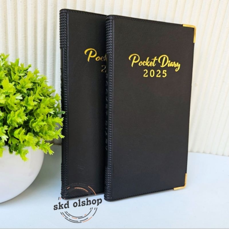 

Agenda pocket Diary tahun 2025 TH kertas HVS putih ukuran 9 x 16 cm