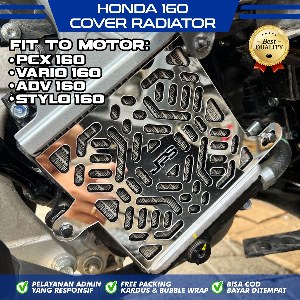 JPS Cover Radiator Honda VARIO PCX ADV STYLO Tutup Radiator Honda 125/150/160 Aksesoris