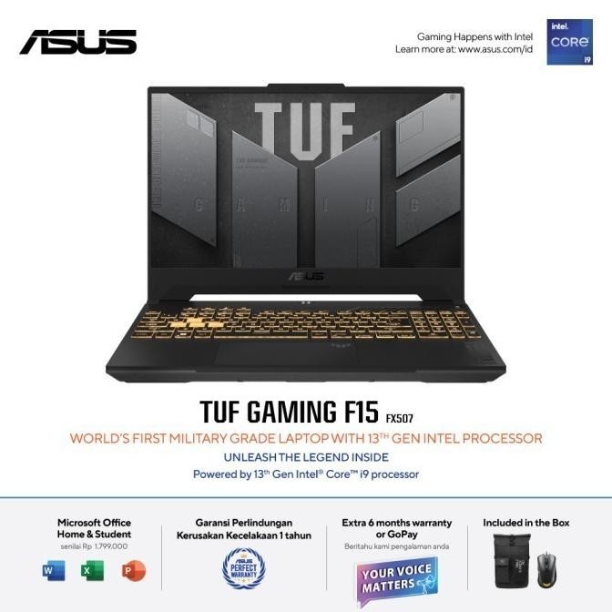 Asus TUF F15 FX507VI GeForce RTX 4070 - i7 13620H 16GB 1TB 144Hz