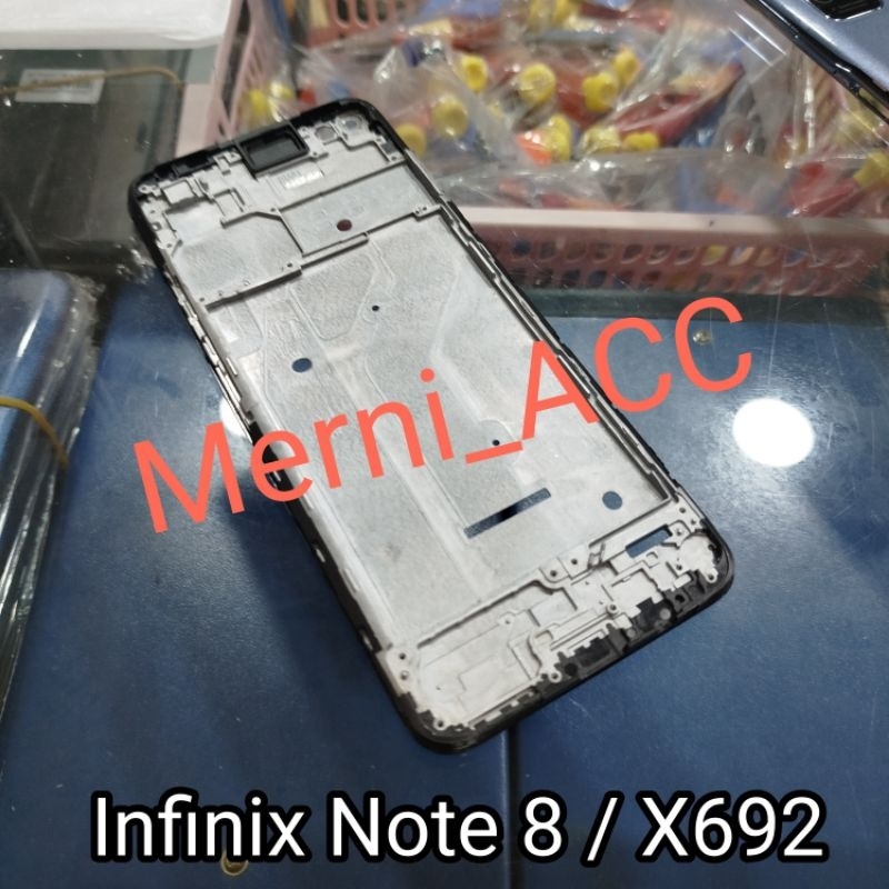 Frame tulang lcd Infinix Note 8 / X692 Tulang tengah tatakan mesin