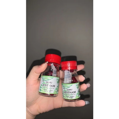 Obat Jamu Jestham / Jestham Pelangsing & Penurun Berat Badan Alami & Original / Kapsul Diet Obat Jam