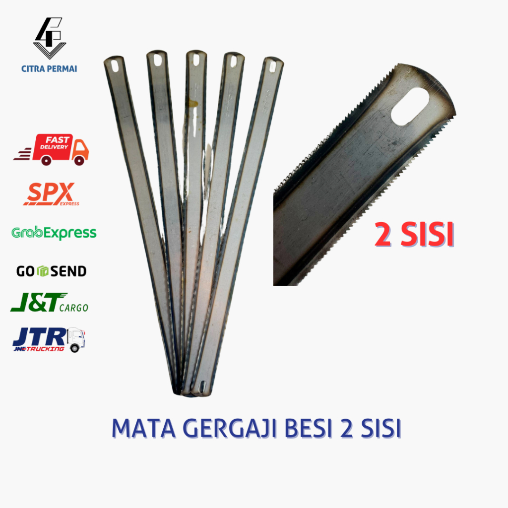 MATA GERGAJI BESI 2 SISI / MATA GERGAJI BESI BERKUALITAS BAGUS