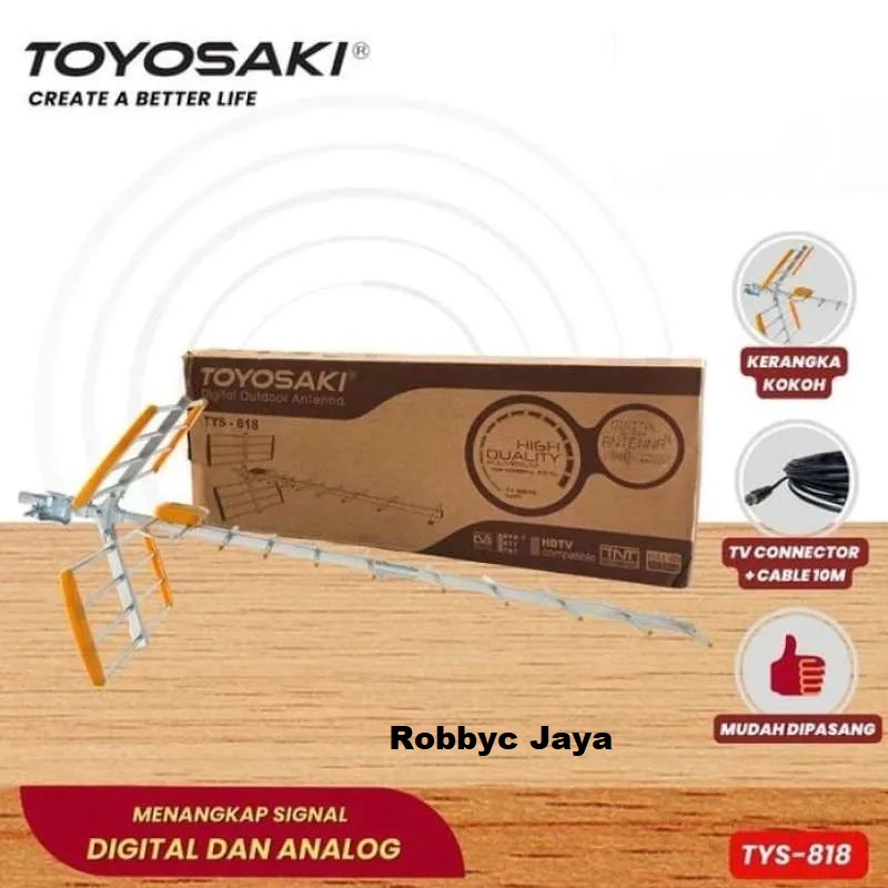 Toyosaki Antena TV Digital Outdoor TYS 818