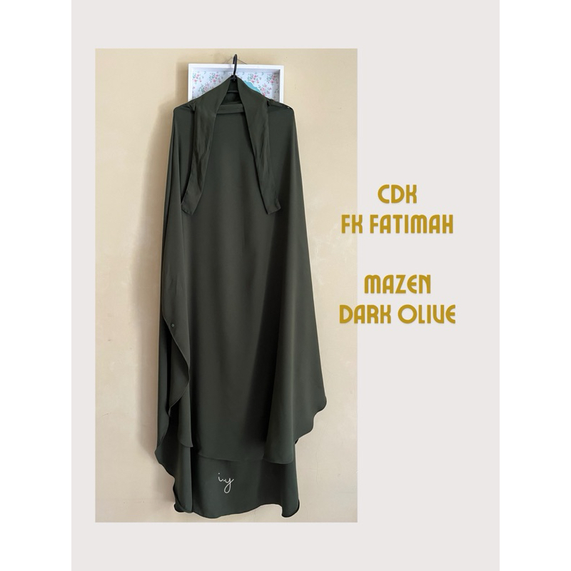 Preloved CDK FK FATIMAH MAZEN DARK OLIVE