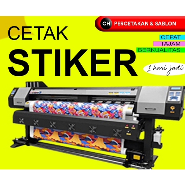 

CETAK STIKER METERAN VINYL, RITRAMA, TRANSPARAN, ONE WAY