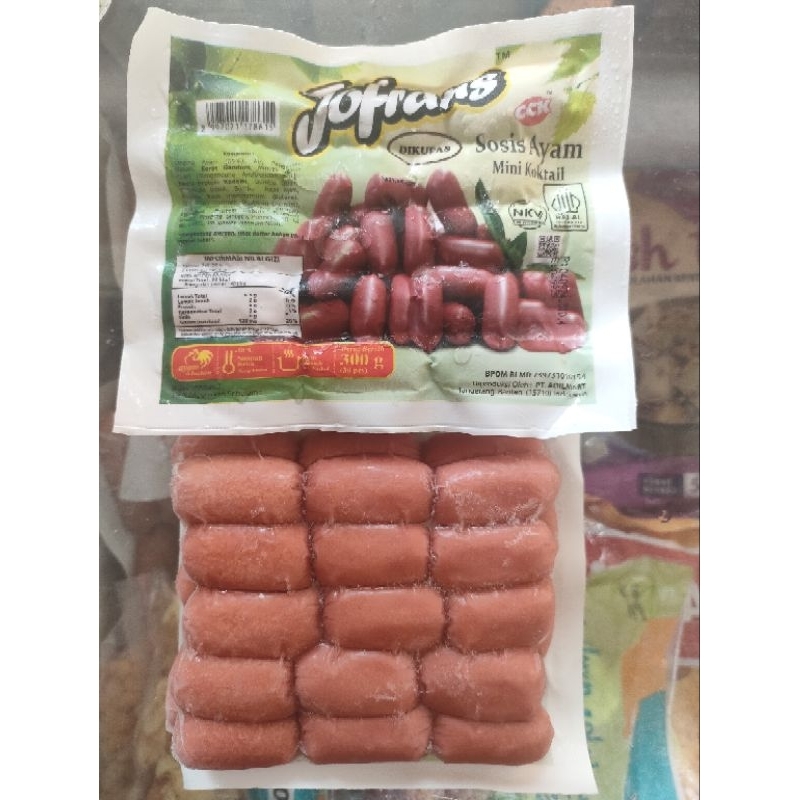 Yummy Mamii Jofrans Chicken Nugget Crispy 500Gr/Nugget Jofran Bentuk Love 500Gr/Jofrans Sosis Ayam