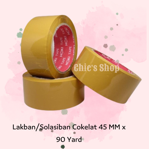 

LAKBAN/SOLASIBAN COKELAT & BENING 45 MM X 90 YARD (PCS)