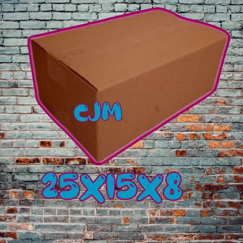 

kardus packing UK 25x15x8 kardus kecil kardus besar