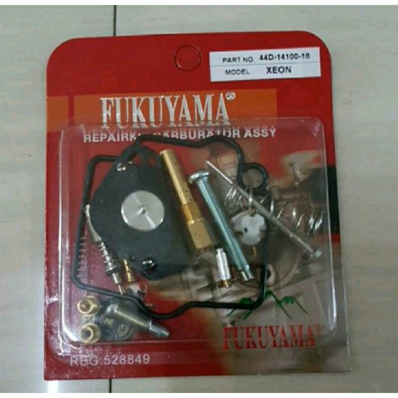 repair kit karburator xeon /vega ZR / RX king / jupiter z 03 / F1zr /Mio merk fukuyama