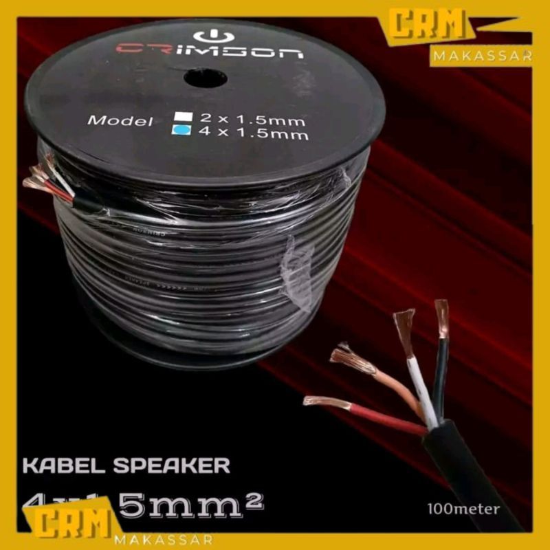 KABEL AUDIO KABEL SPEAKER 4x1.5 mm CRIMSON Kabel Tasker PERMETER