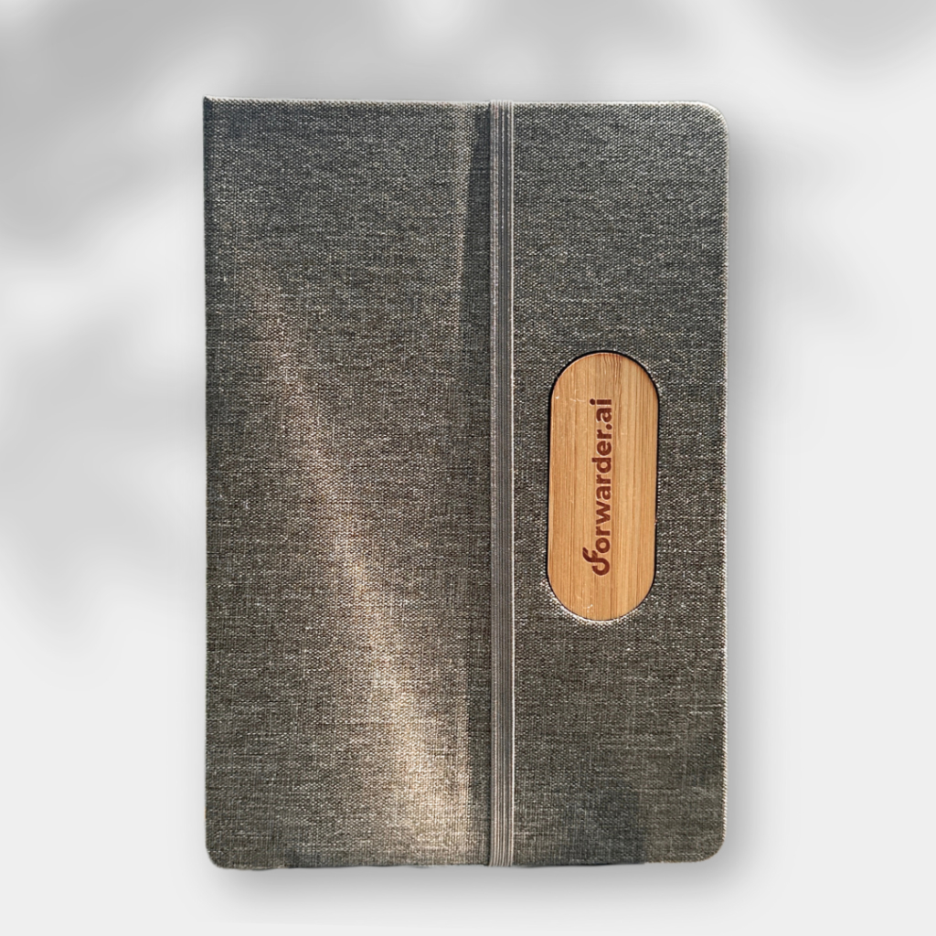 

forwarder.ai Business Notebook A5 Phone Holder Cover