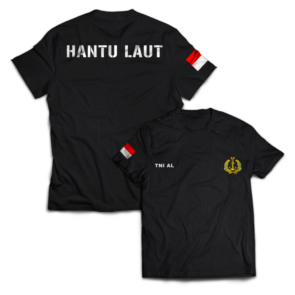 Kaos Pria HANTU LAUT TNI AL Dewasa Baju Atasan Unisex PakeKaos