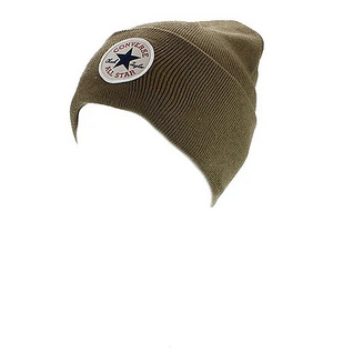 Topi Converse Kupluk Hijau Army 10022137-A12 Original 100%