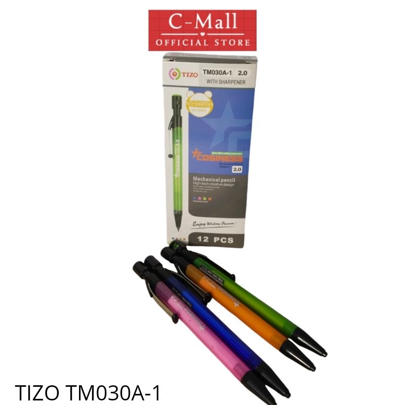 

C-Mall Pensil Mekanik Tizo 2.0 mm Mekanik Pensil Tizo 2.0mm 1 pcs Cosiness TM030A-1