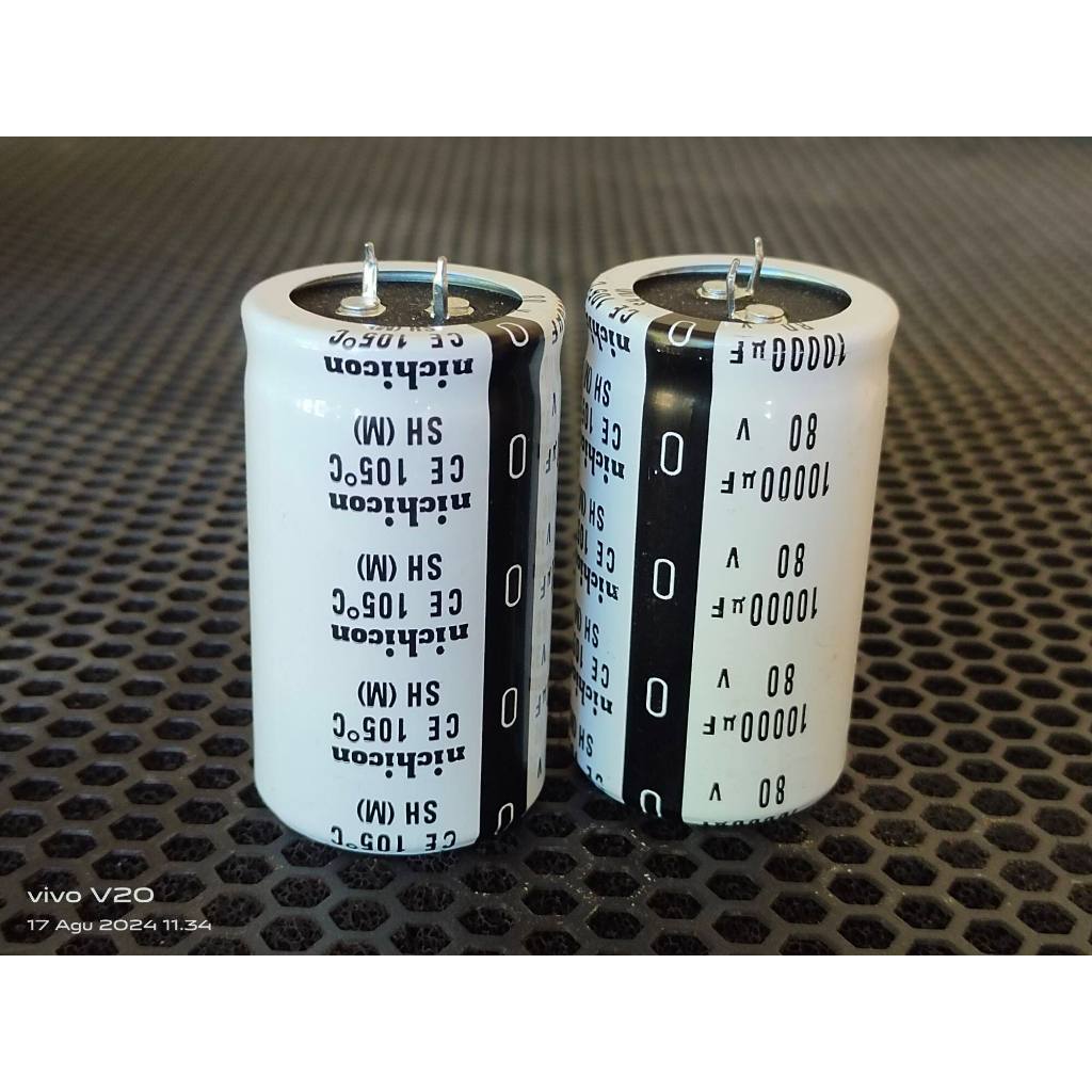 ELKO 10000uf 80v Nichicon putih  Elco 80v 10000uf