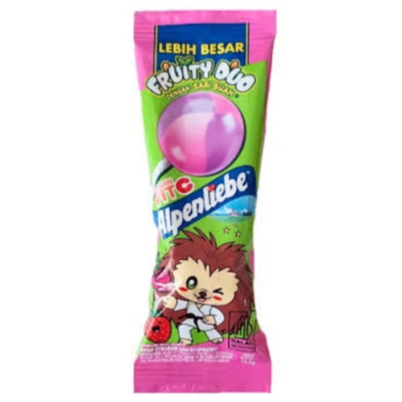 

Alpenliebe Lolipop Fruit Duo 10,5grx24pcs (kemasan renceng)