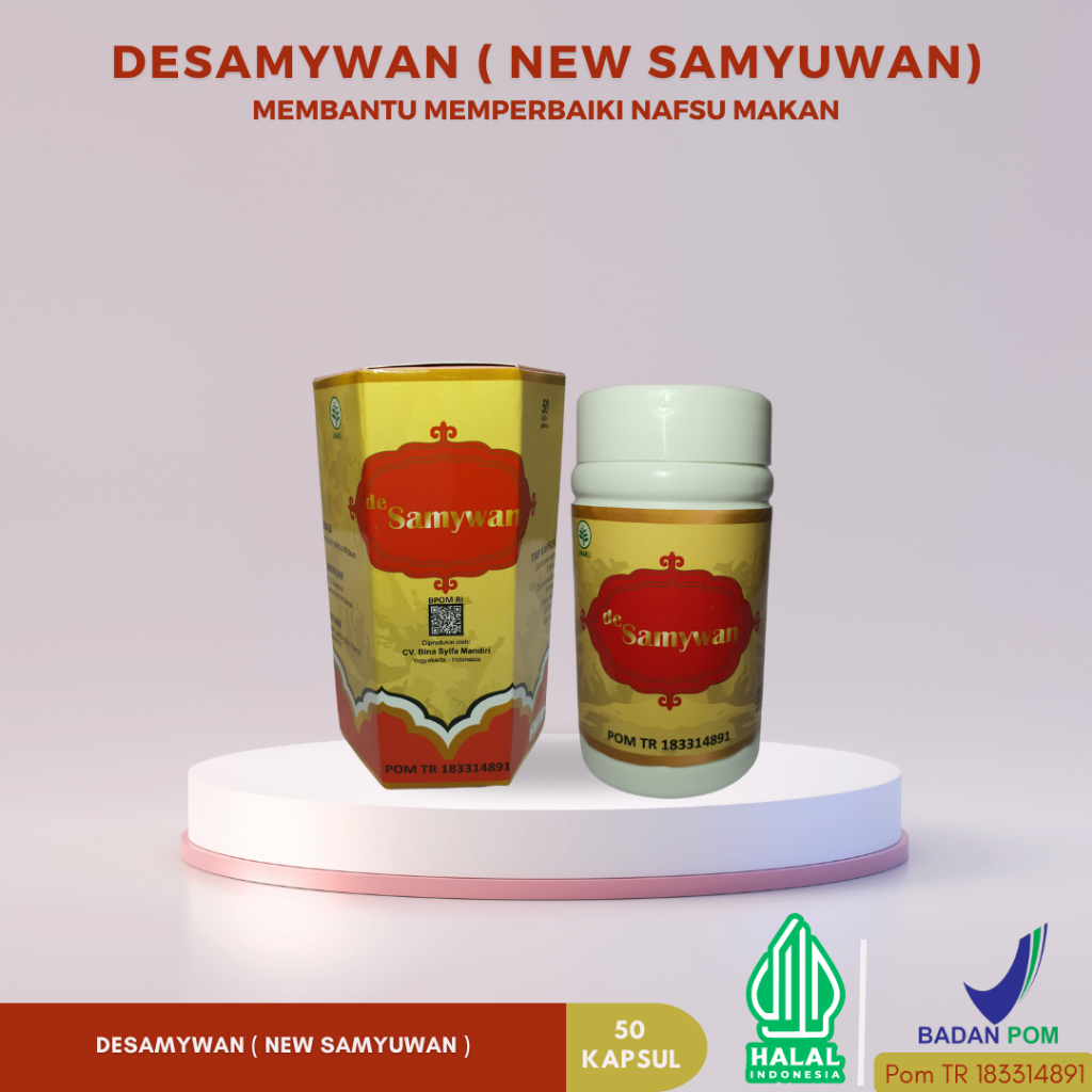 Desamywan Samyuwan Samyunwan (NEW samyunwan) Obat Penggemuk Badan Bpom Gemuk Badan Bpom