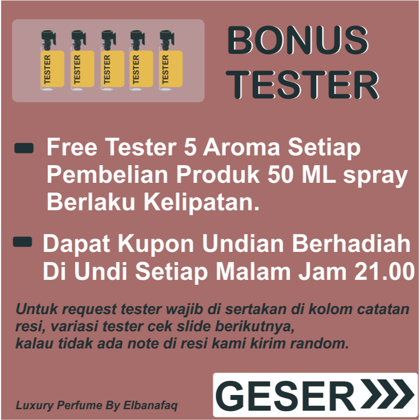 Parfum Extrait 50 ml LUX LIDOX Spray By Elbanafaq Parfum Unisex PREMIUM | Bonus 5 Tester | Custom Ta