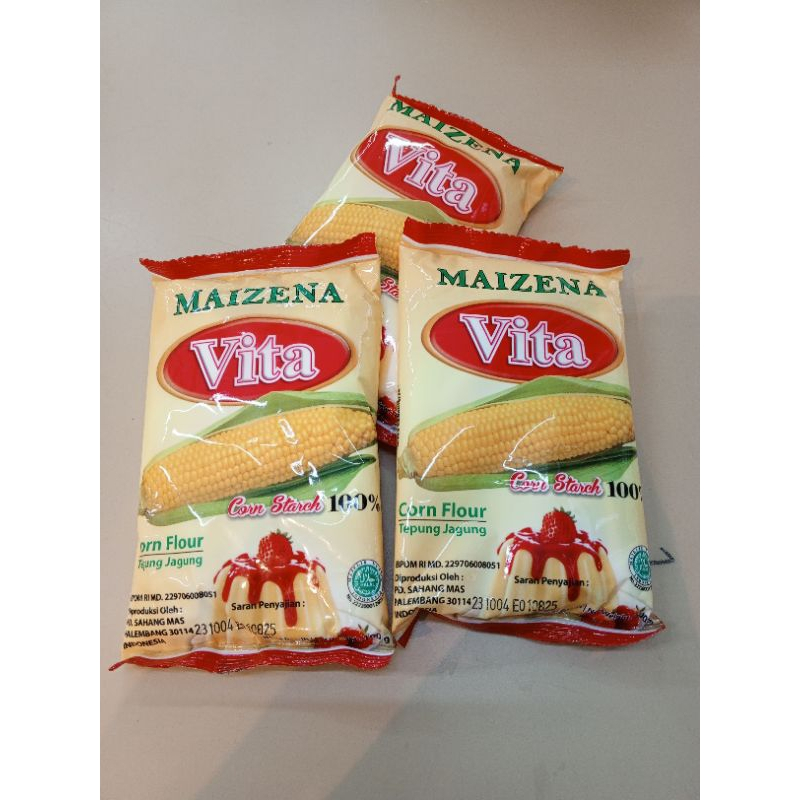 

Tepung Jagung / Corn Flour / Maizena Vita 100gr / tepung Maizena