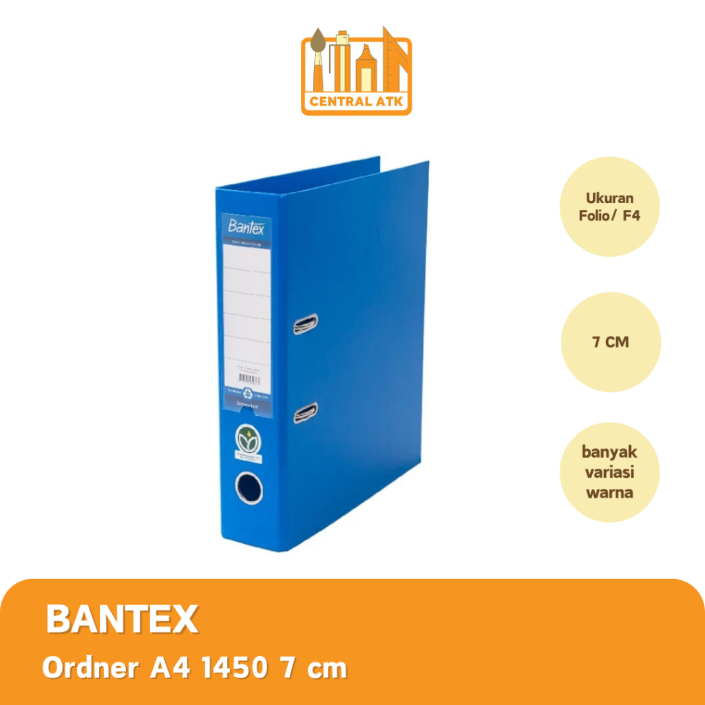 

ORDNER BANTEX A4 1450-11 7cm WARNA COBALT BLUE