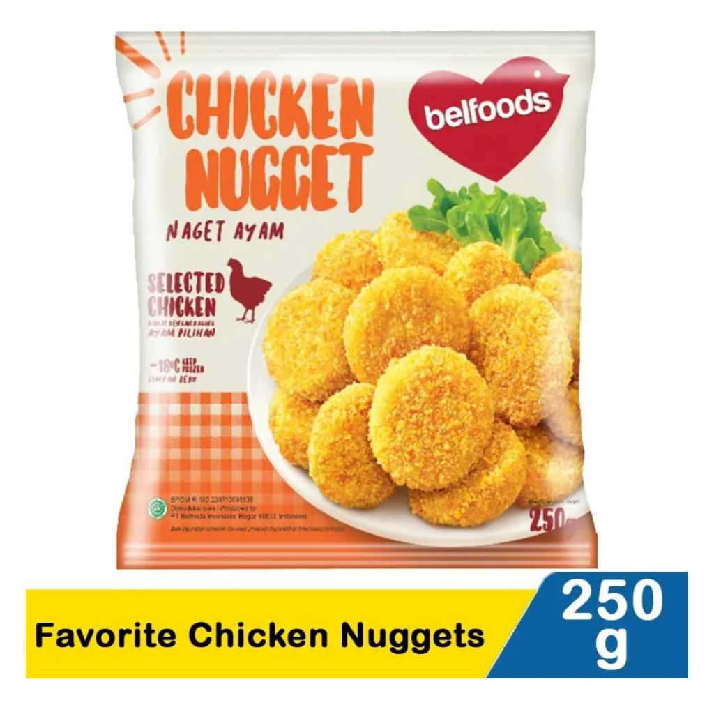 

[Khusus Jatim] FF Belfoods Favorite Chicken Nugget Coin 250gr