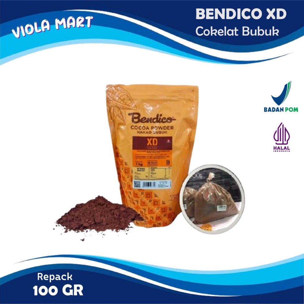 

Cokelat Bubuk BENDICO XD XTRA DARK 100gr / 100% Pure Cocoa Powder {Tersedia Harga Grosir}