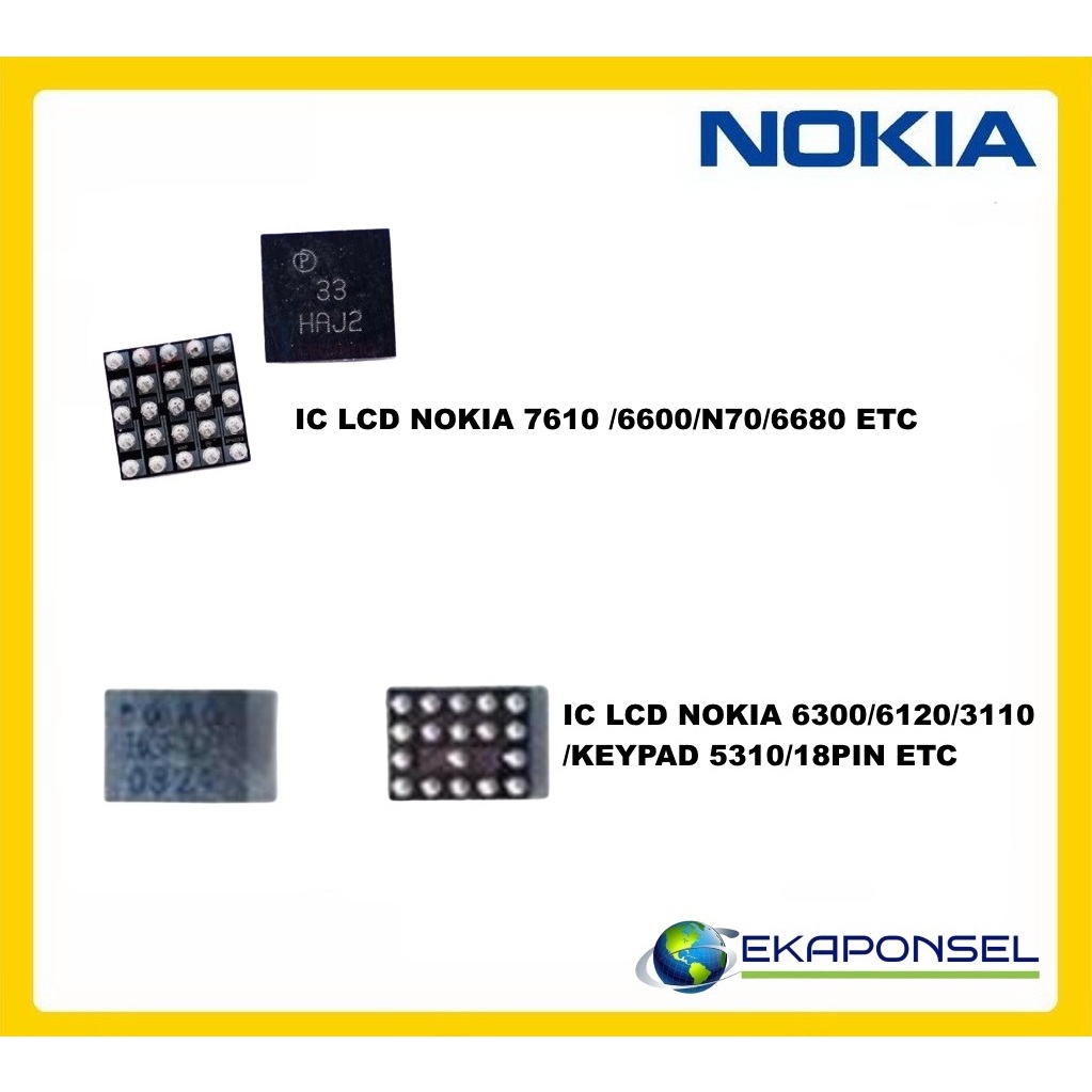 IC LCD NOKIA 7610 /6600/N70/6680 ETC