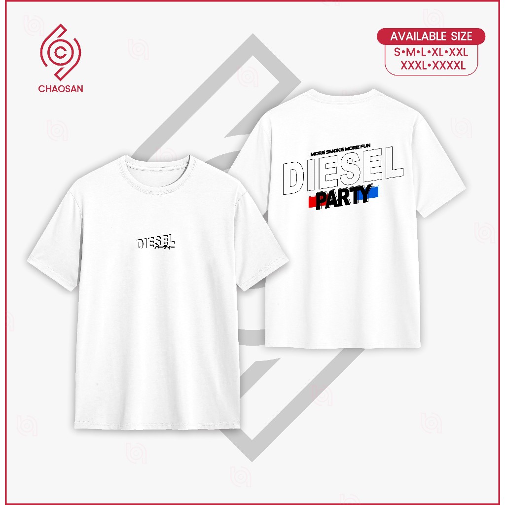 Kaos Tshirt Diesel Party Cumi-Cumi Darat Diesel Gank More Smoke More Fun