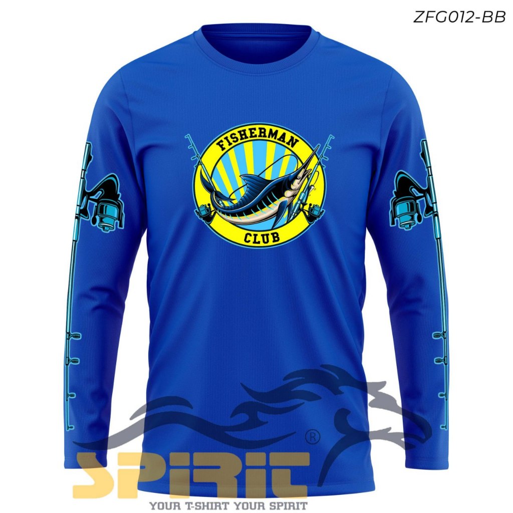 Baju Mancing Lengan Panjang Kaos Mancing Fishing Club Jersey Mancing Pancing Ikan premium