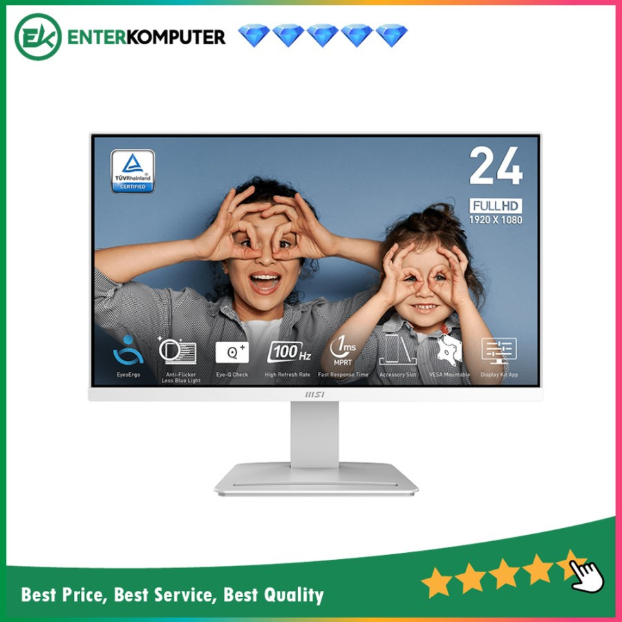 MSI Pro MP2412W 23.8" FHD 100Hz Monitor / Monitor 24 Inch