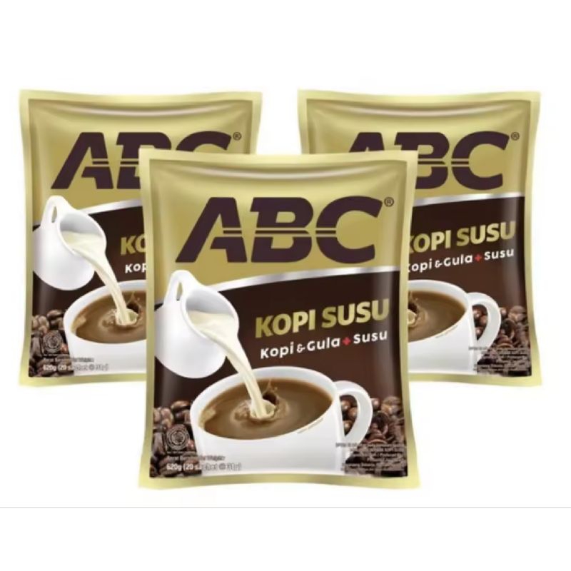 

kopi ABC susu 1 renceng isi 10 sachet