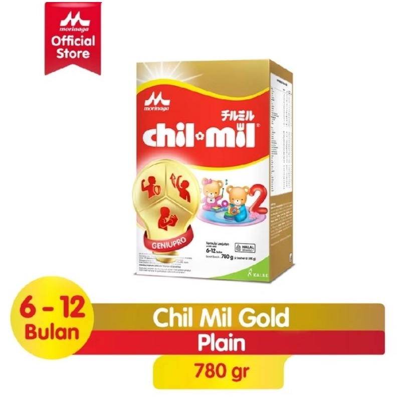 Susu Bayi Chilmil Gold Morinaga Susu Pertumbuhan Untuk Bayi Usia 6 - 12 Bulan