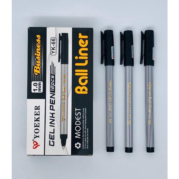 

DIJAMIN MURAH 12pc Pulpen Gel Balliner 1mm Pen Boliner murah Pena jel Baliner