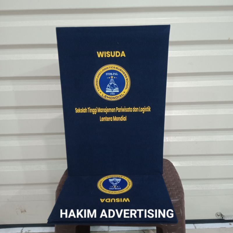 

Map wisuda bahan bludru sablon berkualitas