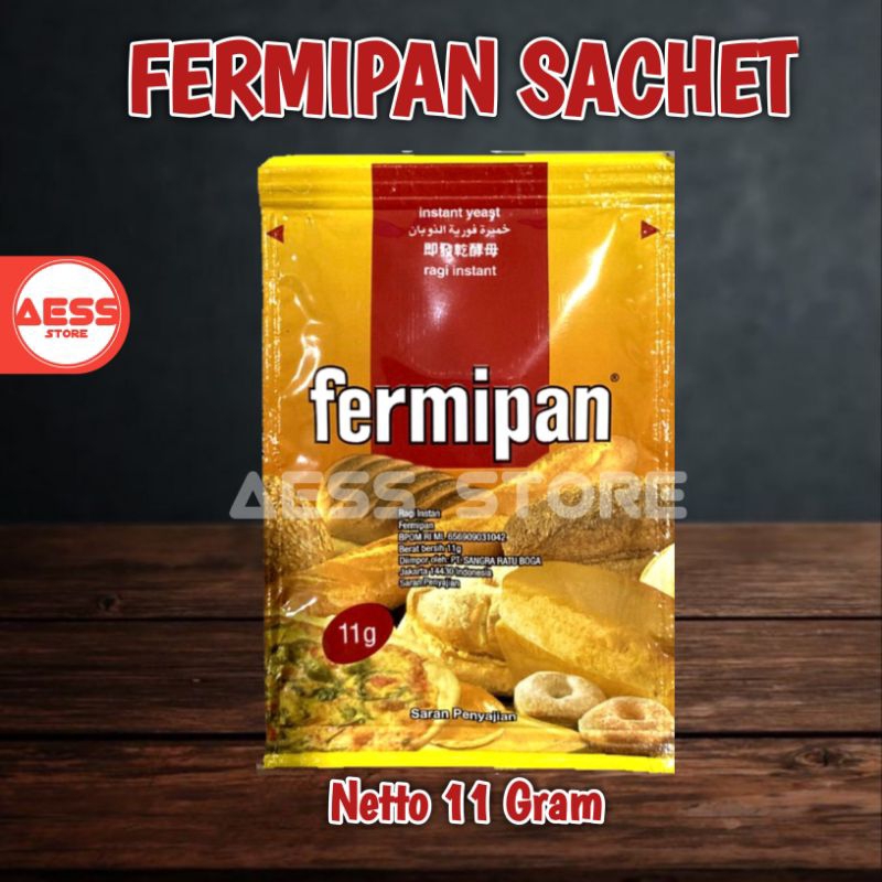 

Fermipan Sachet 11 gram / Instant Yeast