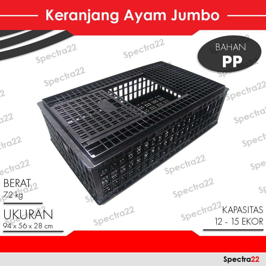 Keranjang Ayam Besar, Jumbo - Transport Ayam - Alat Ternak Ayam Unggas