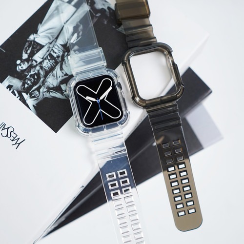 (HANYA STRAP) strap untuk watch T500 T55 T500plus  42mm 44mm Glacier Tali jamtangan smartwatch