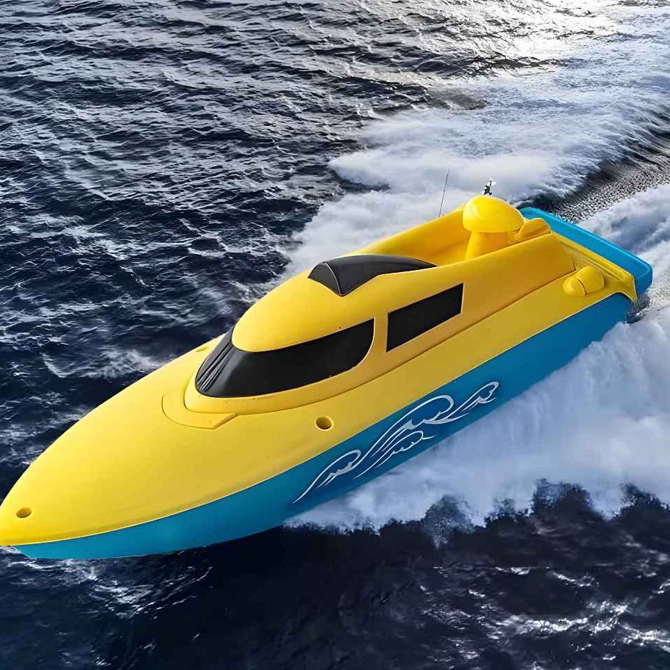 Diskon sd 5 Mainan Air Kapal Remote Control Double Propeller Speedboat  Jetski Ngapung  Cepat