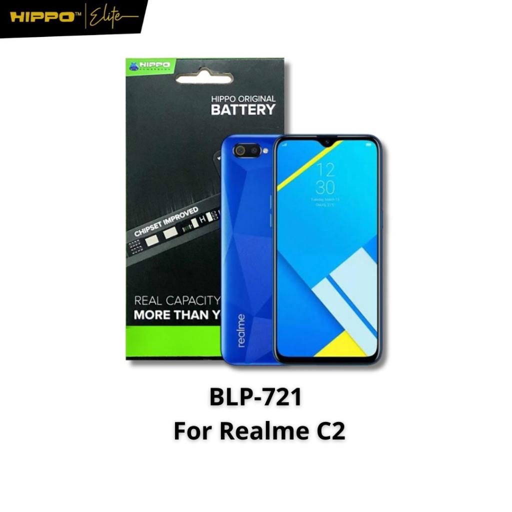 Hippo Baterai REALME C2 BLP721 / 4500mAh / BLP-721 Original Cell Battery Batere Batre Batrai