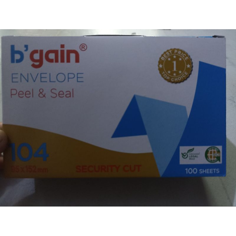 

Amplop b'gain 104 95x 152mm 1 pcs