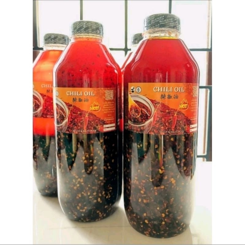 

CHILI OIL 1 LITER MINYAK PEDAS CABE 80%